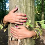 tree, hands, hug, woman, nature, forest, ivy, wood, tree trunk, tree bark, leaves, tendrils, plant, green, hide, finger, nail polish, keep, touch, together, contact, relationship, tree bark, green, hide, hide, nail polish, nail polish, nail polish, nail polish, nail polish, touch